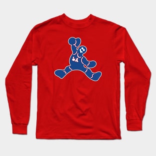 Jumping LA Clippers Gingerbread Man Long Sleeve T-Shirt